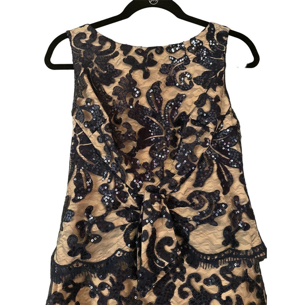 Eva Franco Vaughn Dress in Iris Sequin Size 8 NWT Sample - Picture 2 of 10